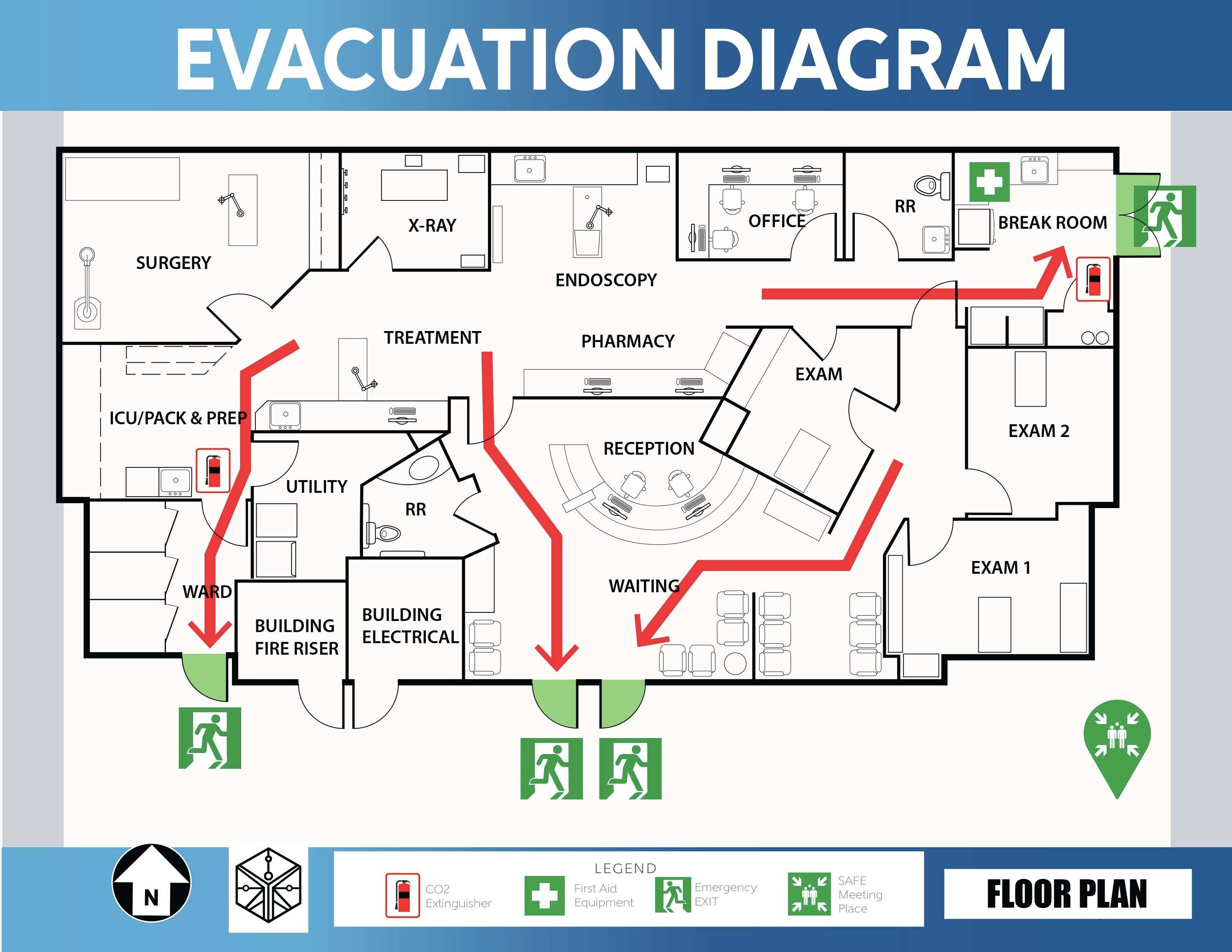 Industrial Evacuation Diagram